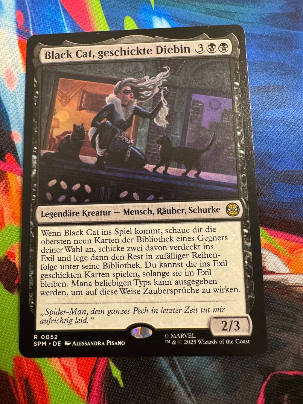 Magic The Gathering Carte collezionabili: Black Cat, geschickte Diebin - Marvel's Spider-Man - Magic – Nuovo (secondo la descrizione) da Bülach venduto da Pfrenzel