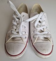 Gebrauchte weisse Converse Grösse 40 - kurzes Modell