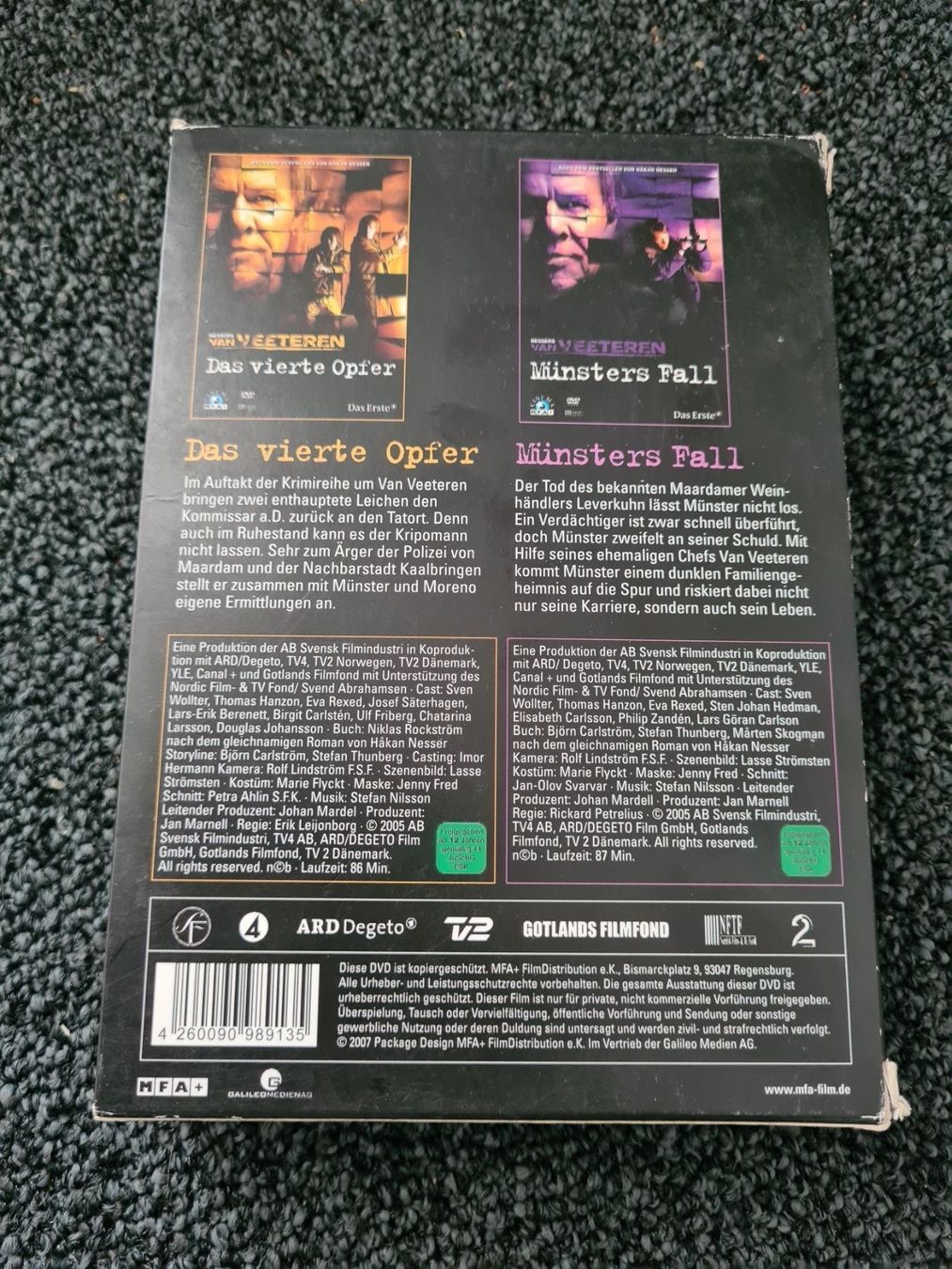 Alle DVDs: VAN VEETEREN 1 DAS VIERTE OPFER MÜNSTERS FALL – Gebraucht aus Ruswil von jan_bxl5 1