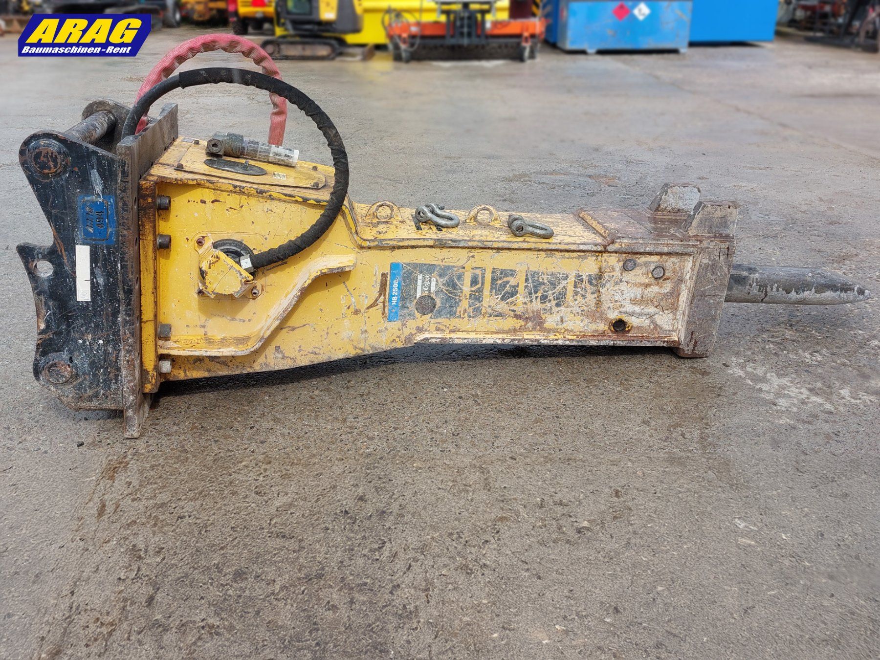 Atlas Copco Tutti gli attrezzi: Epiroc / Atlas Copco HB2500DP Abbauhammer – Usato da Hasle LU venduto da Arag08