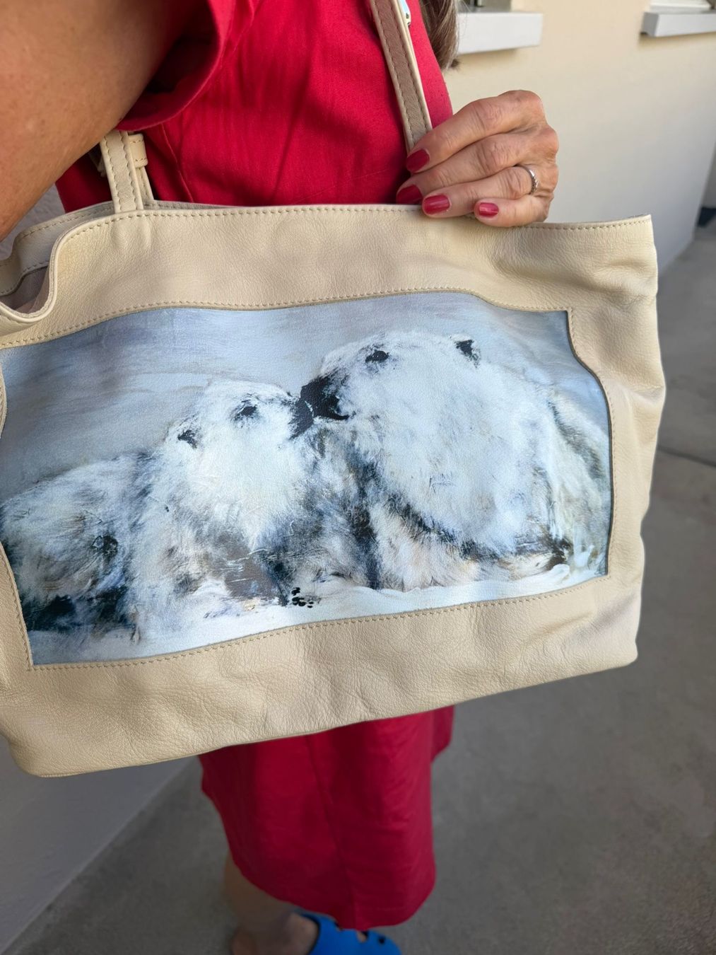 Borse da donna: Handtasche mit Eisbärsujet – Nuovo (secondo la descrizione) da Nussbaumen AG venduto da Magi58 1