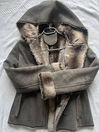 Veste chaude effet peau 38