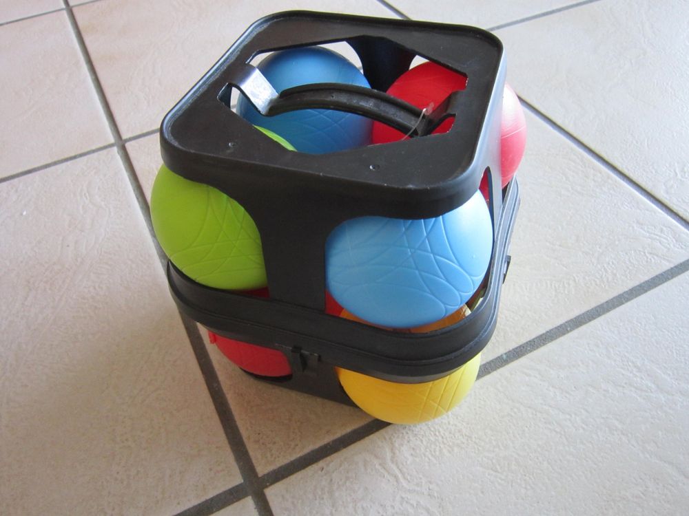 VEVOR Boccia Set 8 Kugeln - Komplett-Set Mit Tragetasche Für Garten & Strand