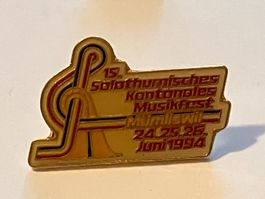 1 Pin Solothurnisches Kantonales Musikfest Mümliswil 1994