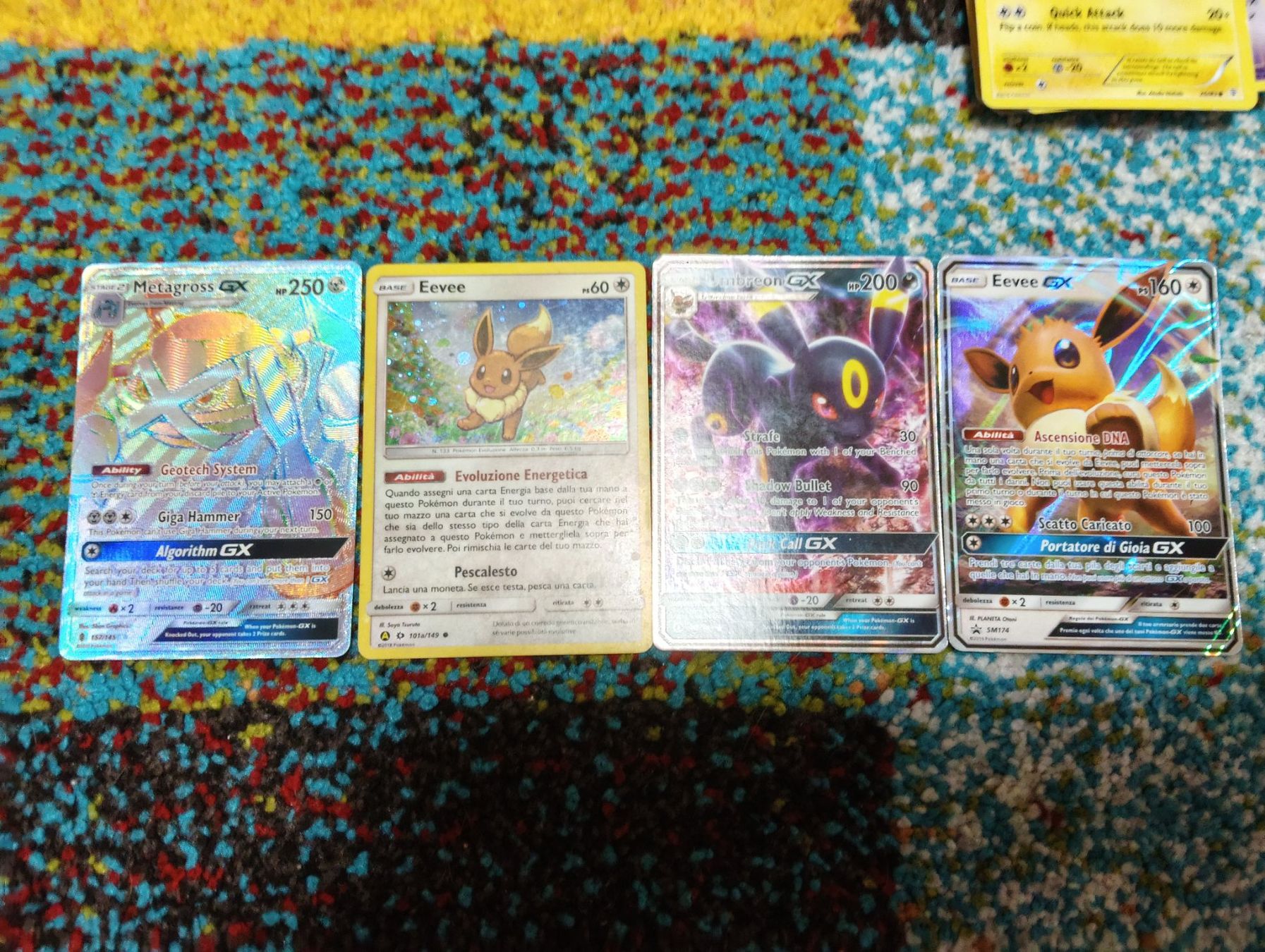 Pokémon Cartes à collectionner: pokemon evee set gx – D'occasion à Sigirino par acquila16