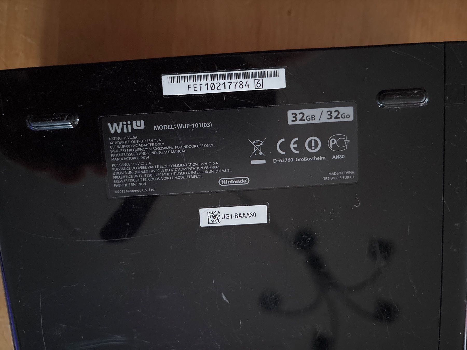 Nintendo Console: WiiU Konsole mit 2 Games – Usato da Frenkendorf venduto da gelbeZinnie 3