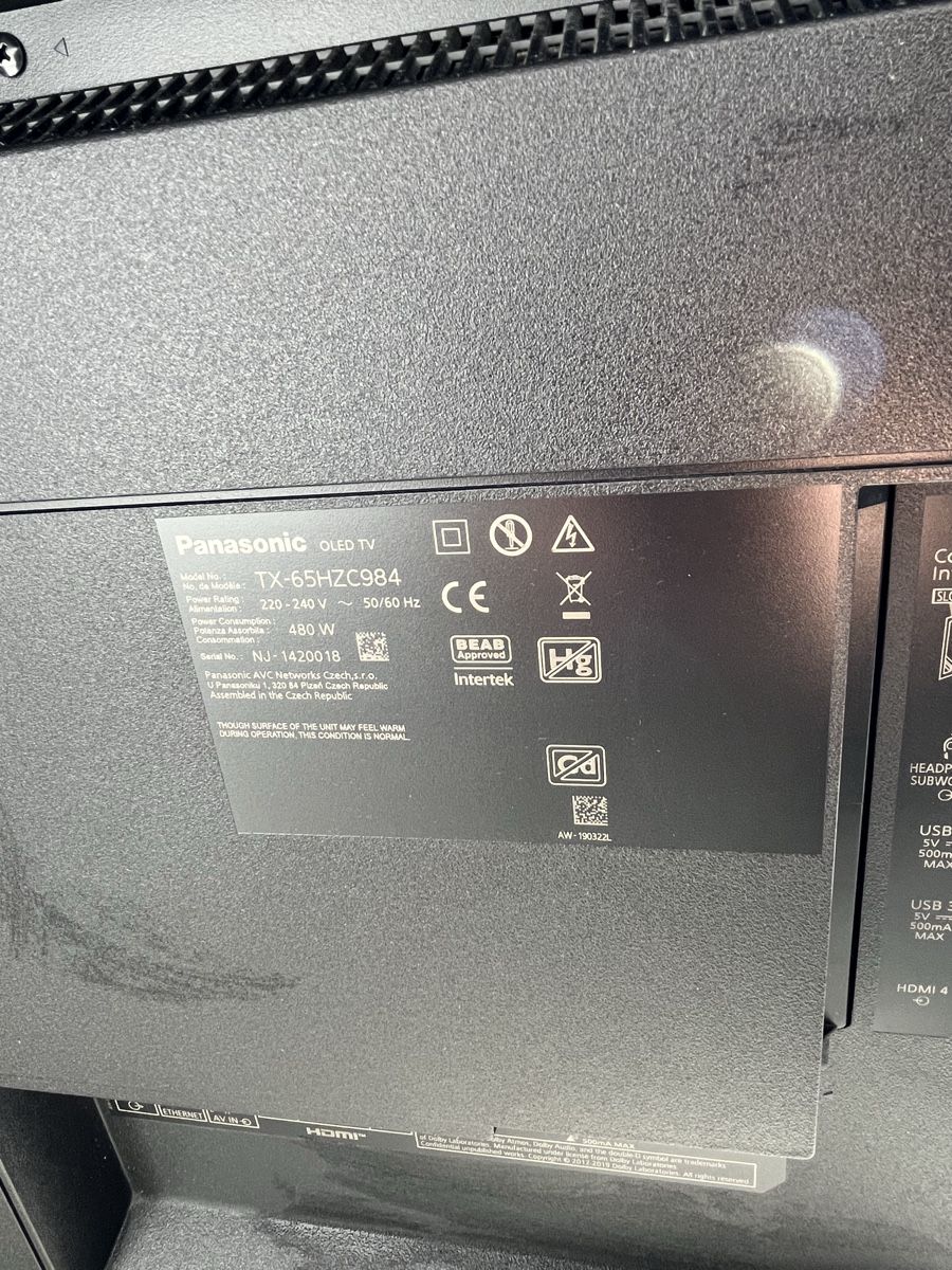 Televisori: Panasonic OLED TV 65“ – Usato da Rabius venduto da Paulchen1981 5