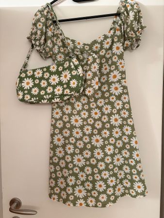 Neuw. Savage Honey Kleid mit RUBY Schultertasche  Gr.XS/ 34