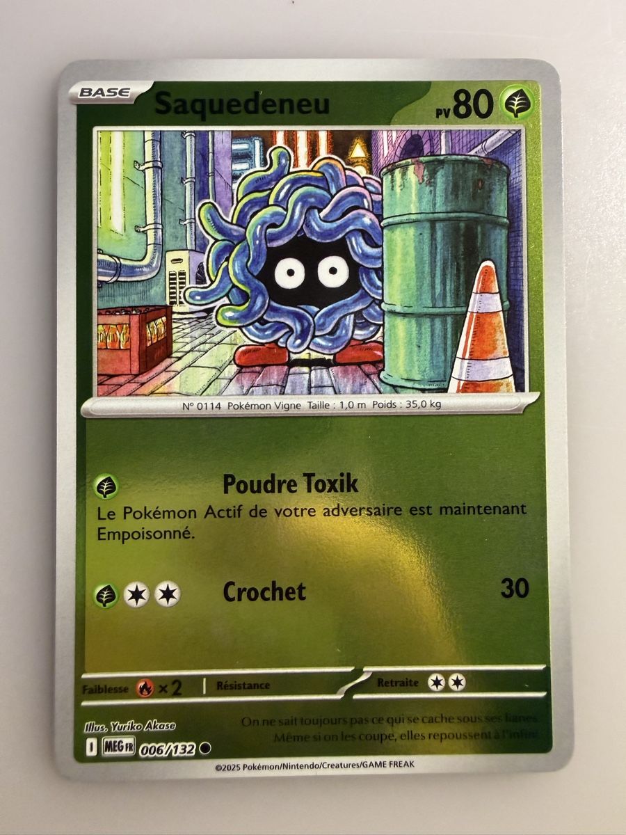 Pokémon Carte collezionabili: Saquedeneu (MEG 006) – Nuovo (secondo la descrizione) da Vevey venduto da Matx