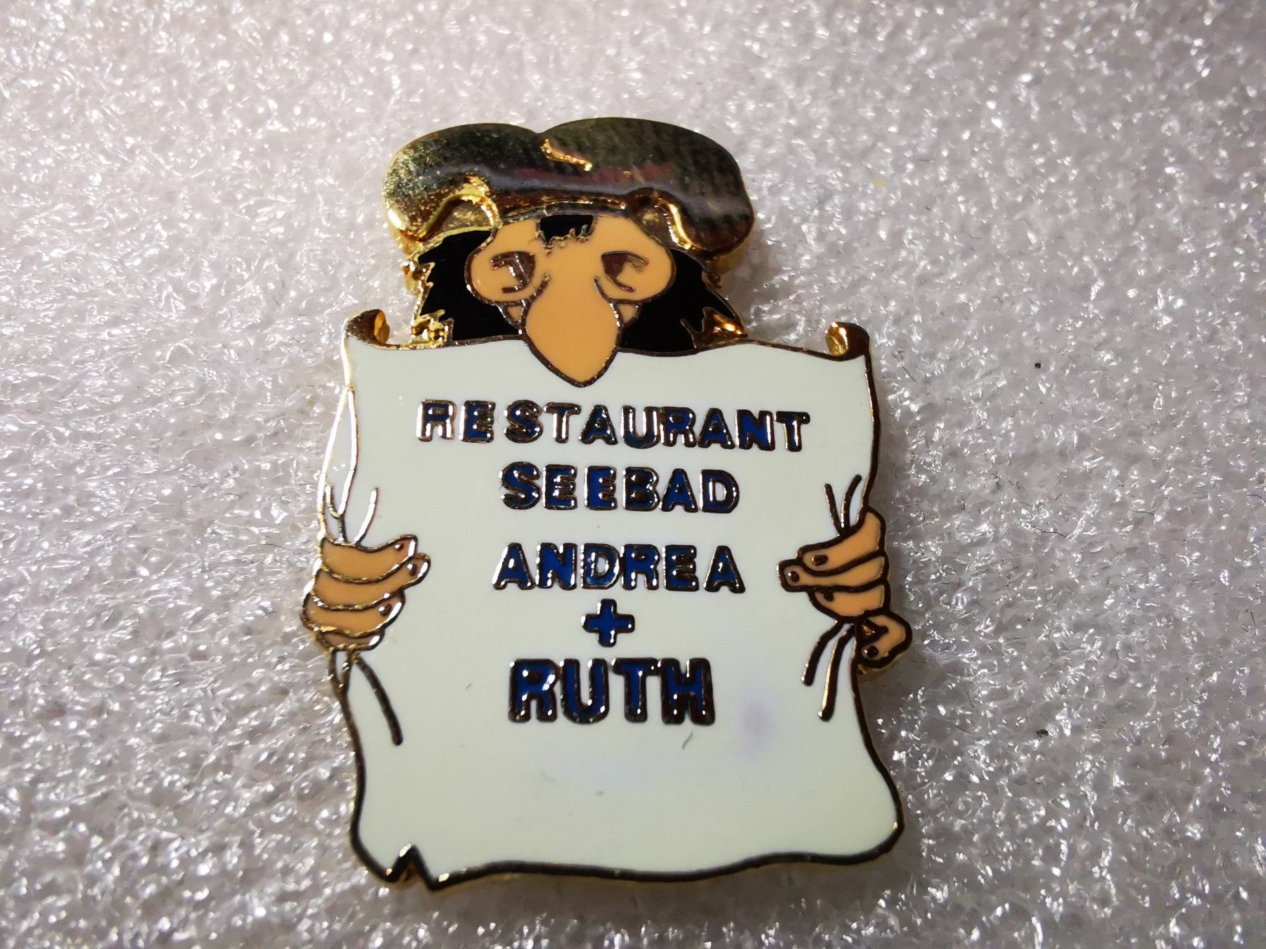 Placchette & Badge: Ansteckpin 151: Restaurant Seebad – Usato da Oppligen venduto da Pin-Fall-Shop