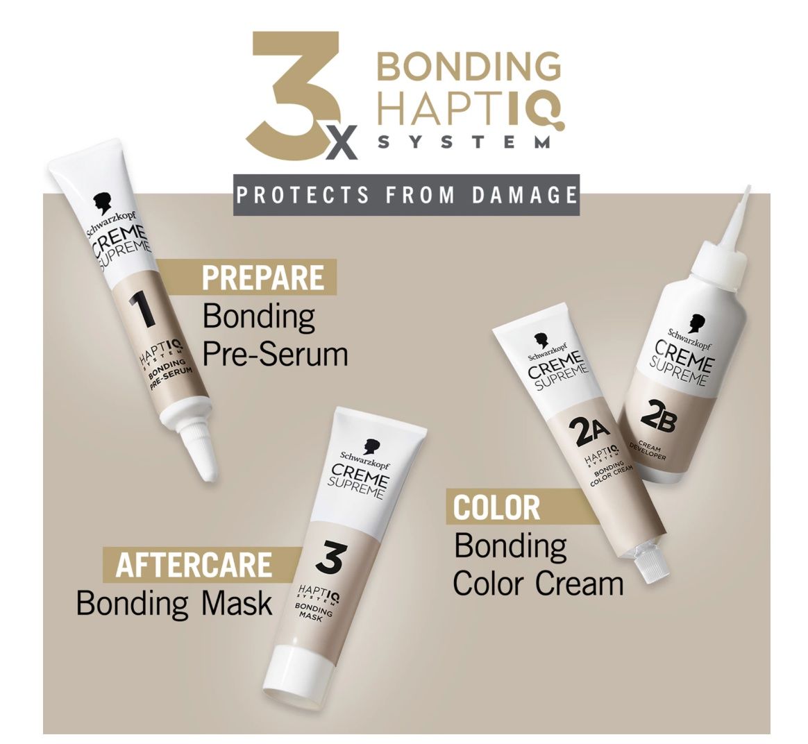 Tinte: Schwarzkopf Creme Supreme Permanent-Haarfarbe 3-er Pack 9-0 – Nuovo e nell'imballaggio originale da Walde AG venduto da Annviolaina30 1