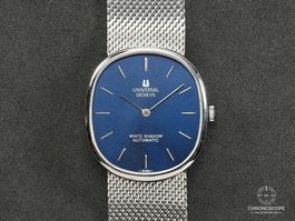 Universal Geneve White Shadow Ellipse Ref.866104, box, serv