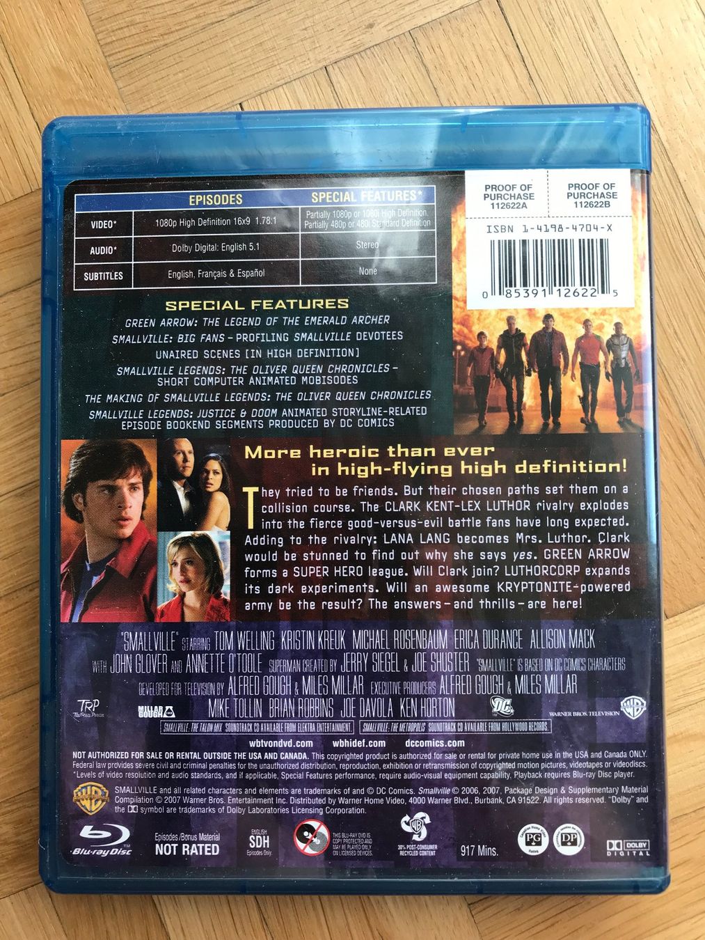 Tutti i DVDs: Smallville - The Complete Sixth Season - Blu-ray – Nuovo (secondo la descrizione) da Zürich venduto da Malcom 4