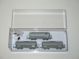 Staubsilowagen-Set der SBB in Spur N von Hobbytrain H23480