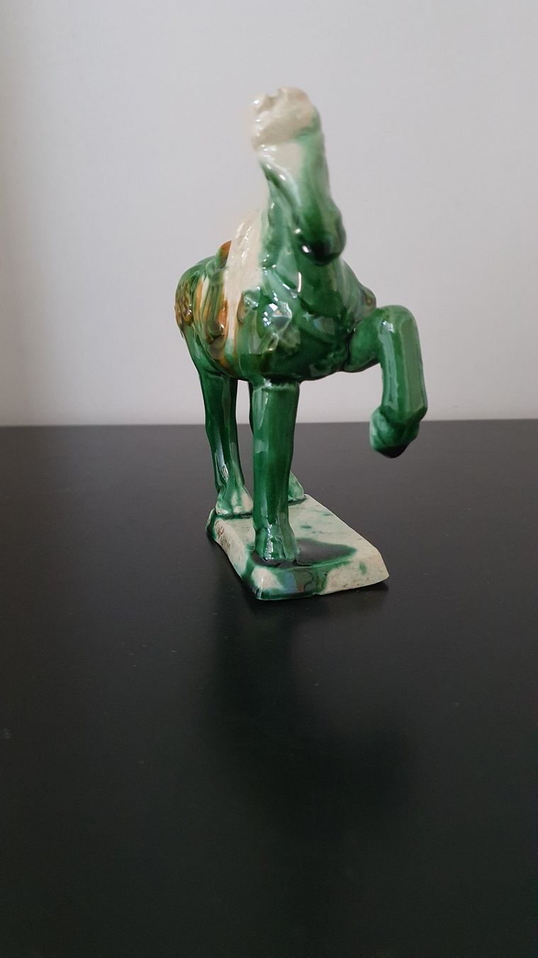 Sculture & Statue: Chinesisches TANG Pferd mit Sancai Glasur – Usato da Glattfelden venduto da sessa123 2