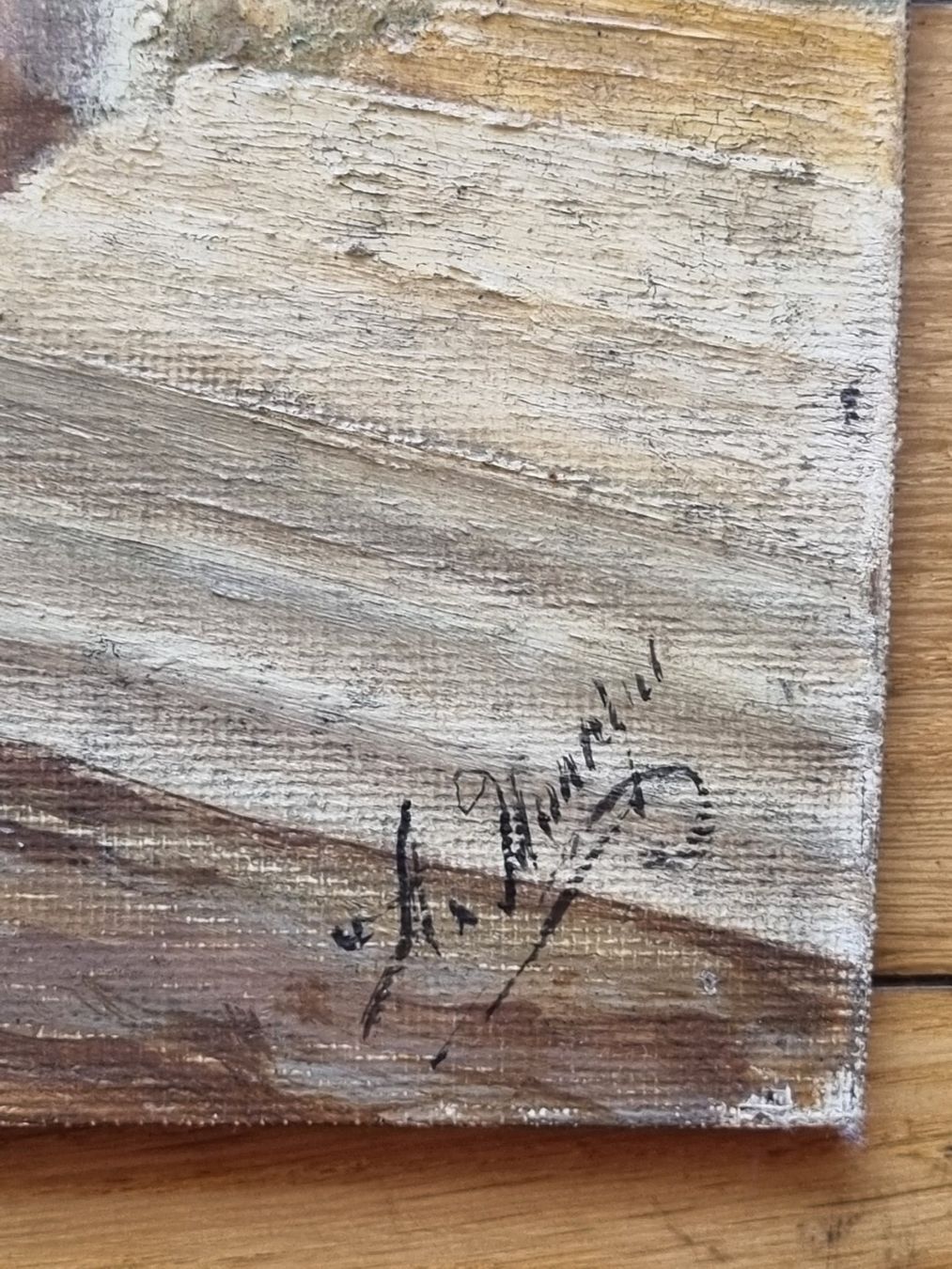 Gemälde: Antikes Gemälde Orientalisch signiert datiert – Gebraucht aus Schaffhausen von Leveron13 8