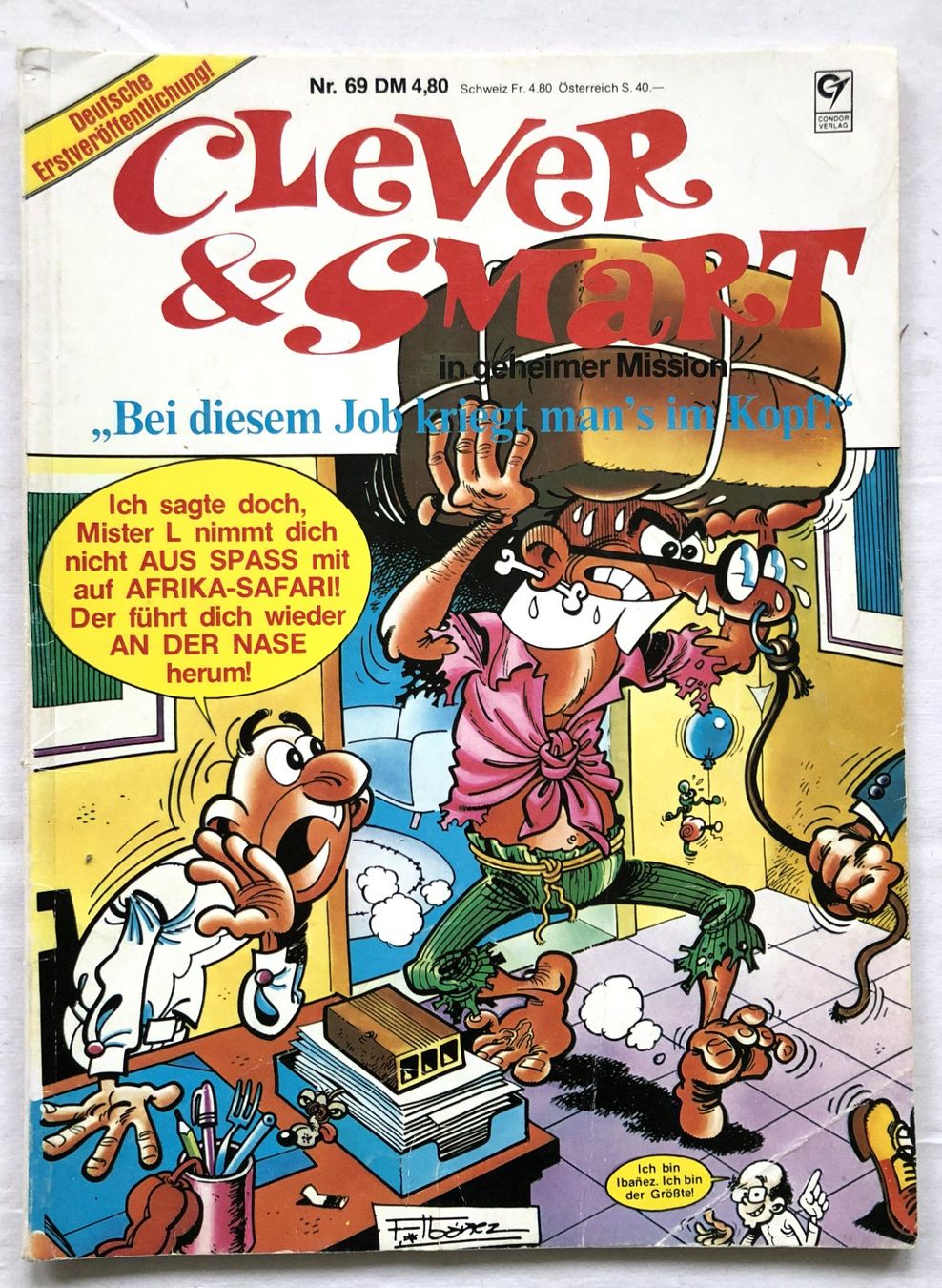 Fumetti: CLEVER & SMART - Nr.69 - 1.Auflage – Usato da Schaffhausen venduto da durruti