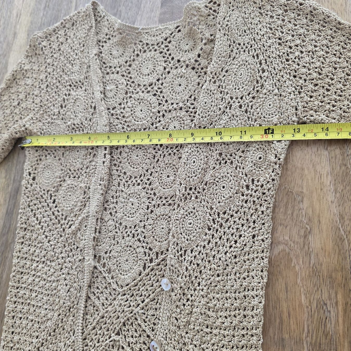 Giacche: Gehäkelte Sommer Strickjacke, Grösse XS, gebrauchte – Usato da Rheinsulz venduto da Gilea 2