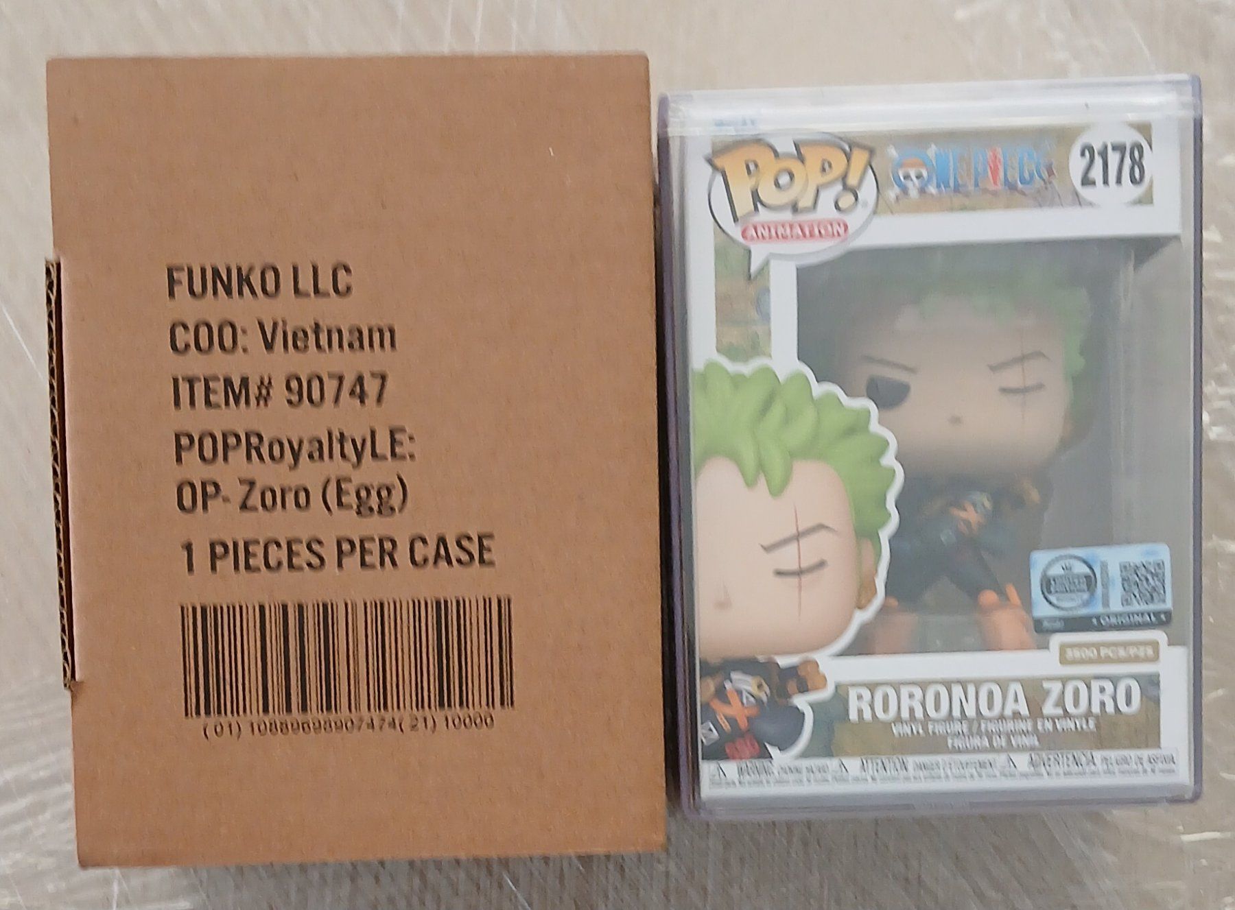 Funko Statuette: Funko Pop One Piece Roronoa Zoro 2178 – Nuovo e nell'imballaggio originale da Le Sentier venduto da Funko-Pop-1979 7