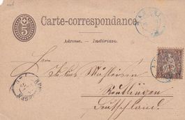 Carte-Correspondance+Sitz.Helv.+blauem Stempel AADORF n. D.