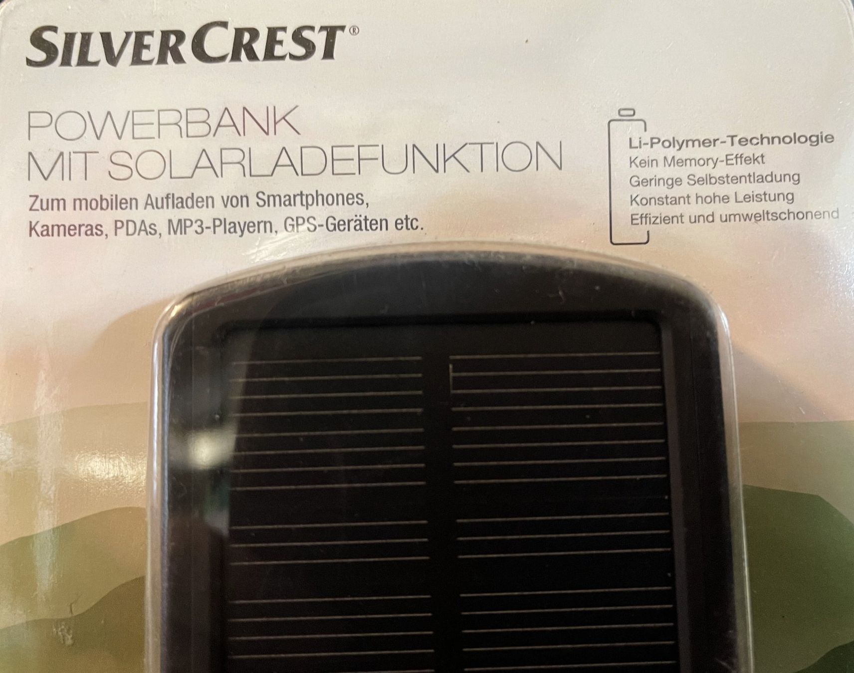 SilverCrest Ladegeräte: Silver Crest - Powerbank mit Solarladefunktion – Neu und originalverpackt aus Oftringen von Vucki 1