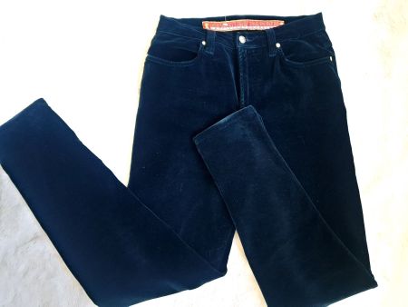 HOSE SAMT SAMTHOSE S 36 TRUSSARDI JEANS GOLD top mit bluse