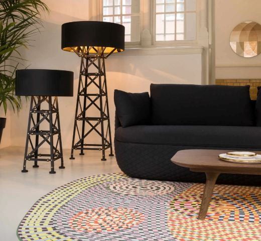 Moooi Lampade: Moooi Construction Stehleuchte Alu schwarzmatt – Usato da Rothenburg venduto da Lampenoutlet 3
