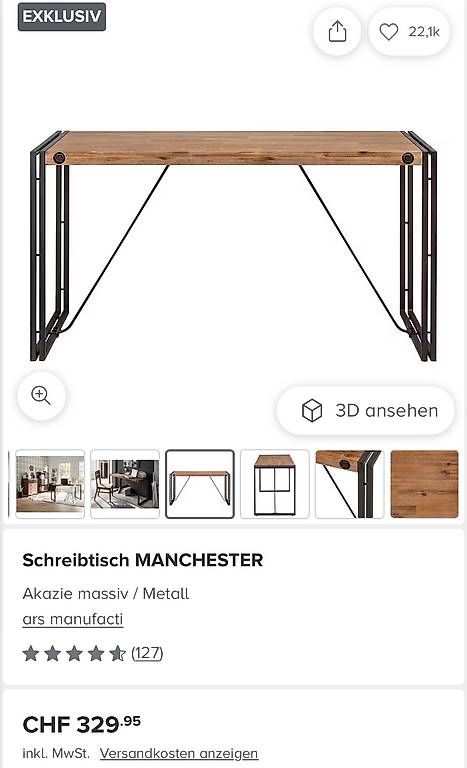 Bureaux: Bürotisch – D'occasion à Niederwangen BE par CHe_BE 1
