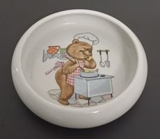 *LANGENTHAL - KINDER - ESSTELLER* PORZELLAN/DM 17.5/H 4CM