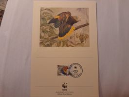 St Vincent WWF Papagei Vögel 1989
