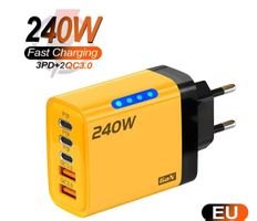 Adaptateur 5 ports  de charge rapide USB-C Quick Charge 3.0