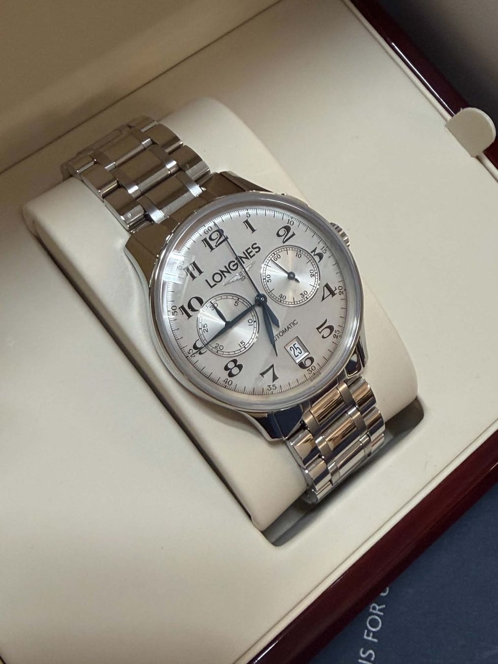 Longines Orologi: Longines Master Collection Chronograph L2.650.4 Box and Pape – Usato da Biel venduto da sml_2vfx 7
