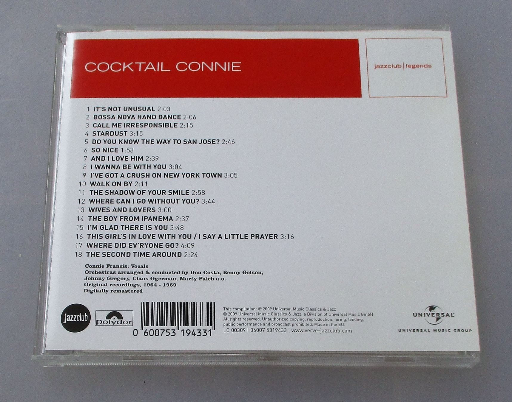 CD: CONNIE FRANCIS - Cocktail Connie – Usato da Wattwil venduto da Muriel11 1