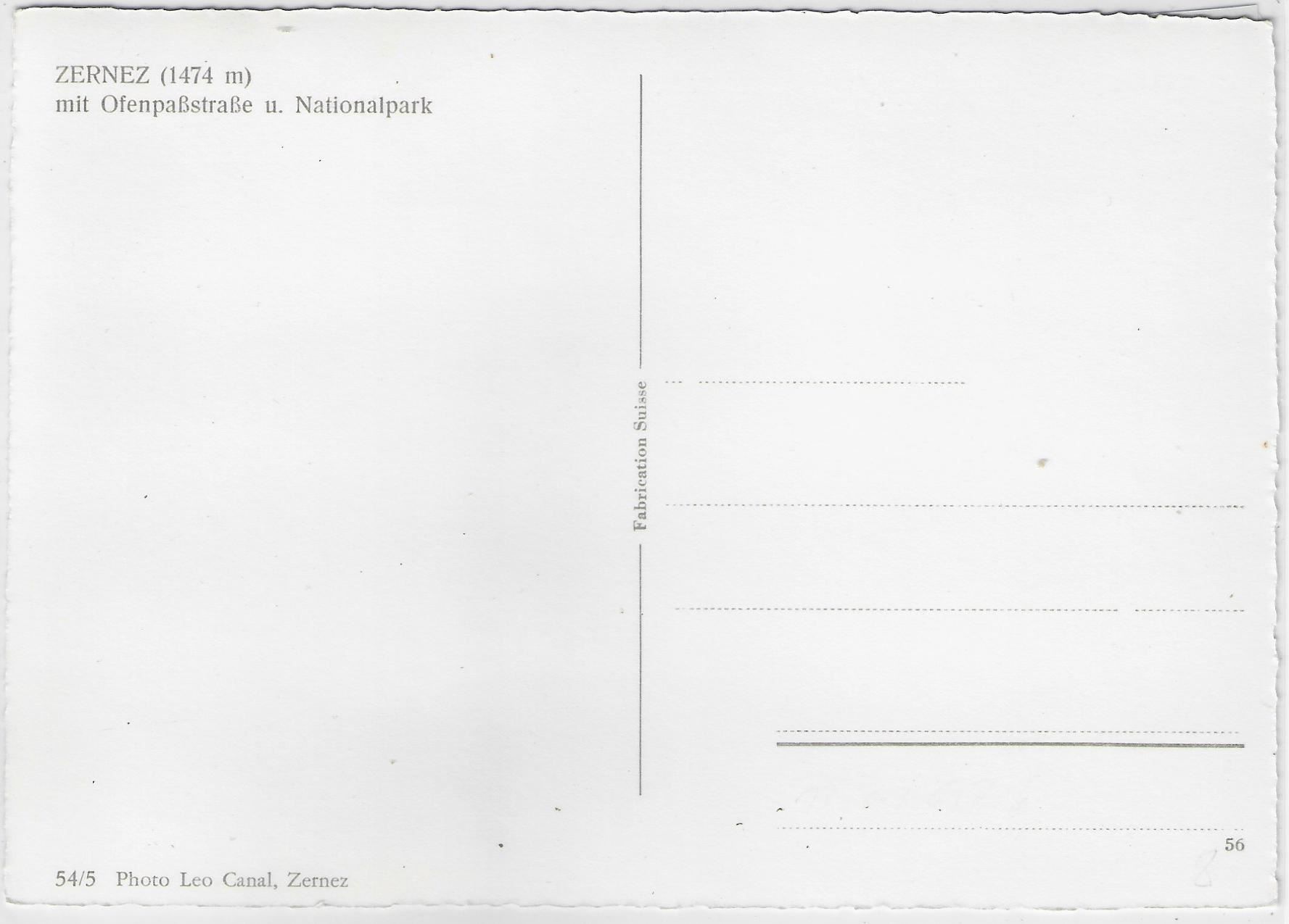 Cartoline postali: Zernez mit Ofenpassstrasse und – Antico da Ettingen venduto da Kartenplanet 1