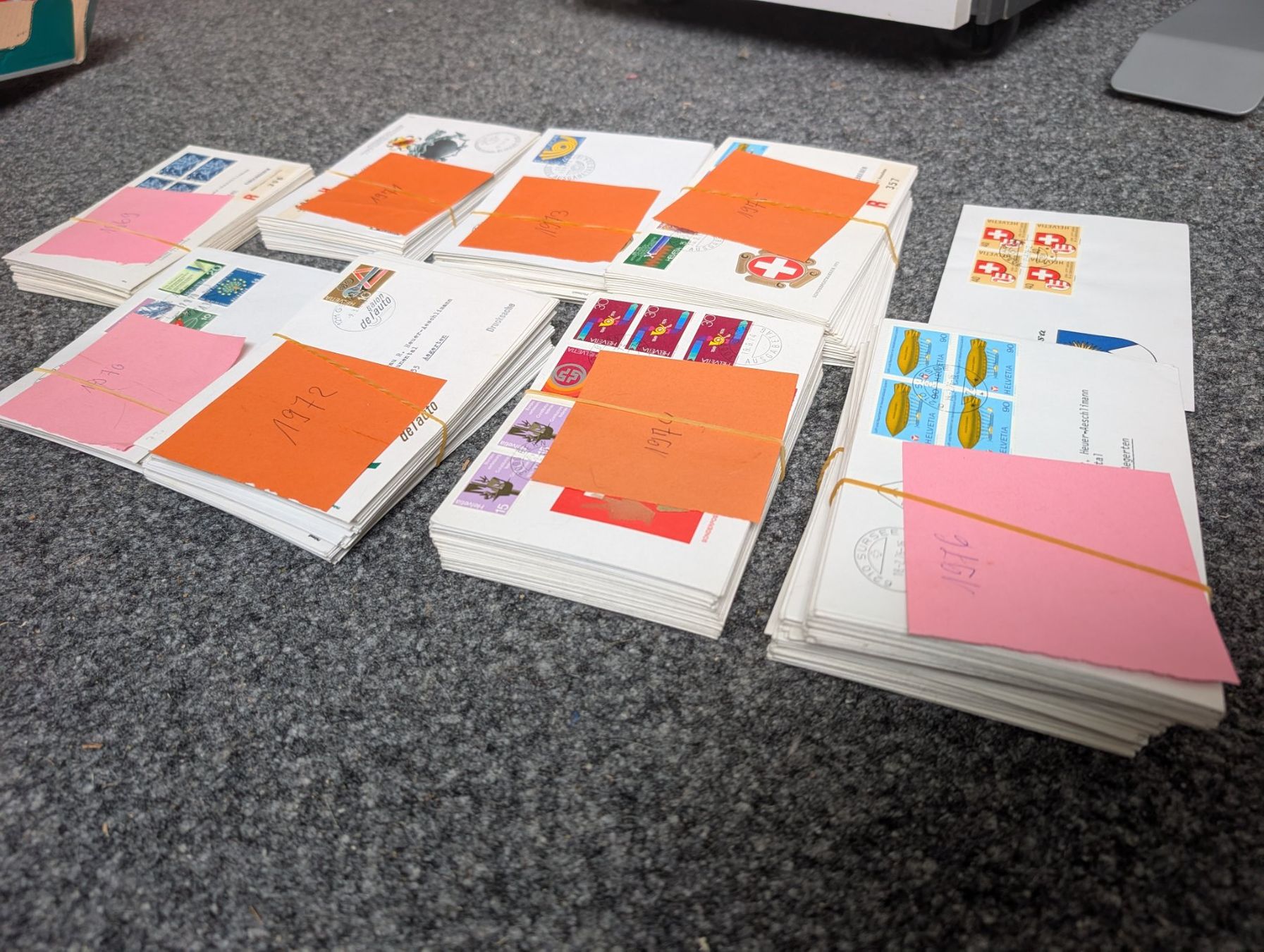 Alle Briefmarken: Ersttagsbriefe 1969 - 1976 – Gebraucht aus Safnern von Piotr 1