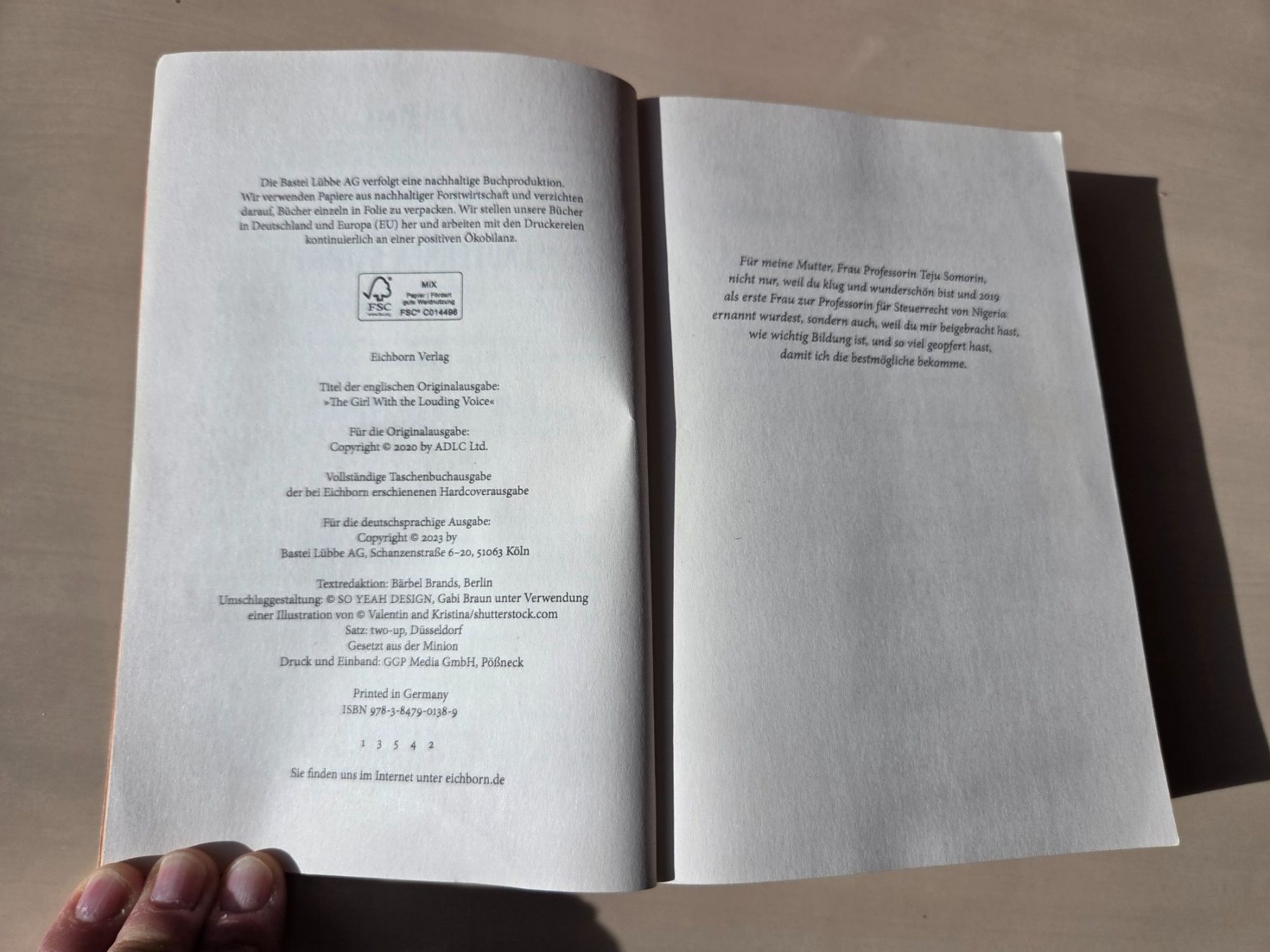 Libri: Das Mädchen mit der lauteren Stimme, Abi Dare – Usato da Liestal venduto da ITOlio 2