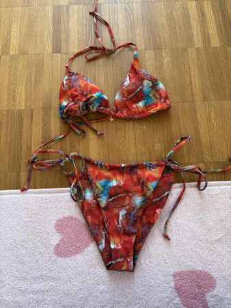 Sommer Bikini Set, Grösse S, Rot/Türkis - Top Zustand! (55)
