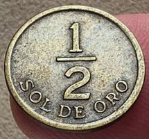 PERU' 1/2 SOL DE ORO 1975