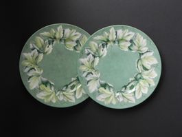 2 Dessertteller ø 21.8 cm * HABIT VERTE * Haviland Limoges