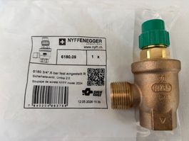 Neues Sicherheitsventil, Nyffenegger, 3/4"