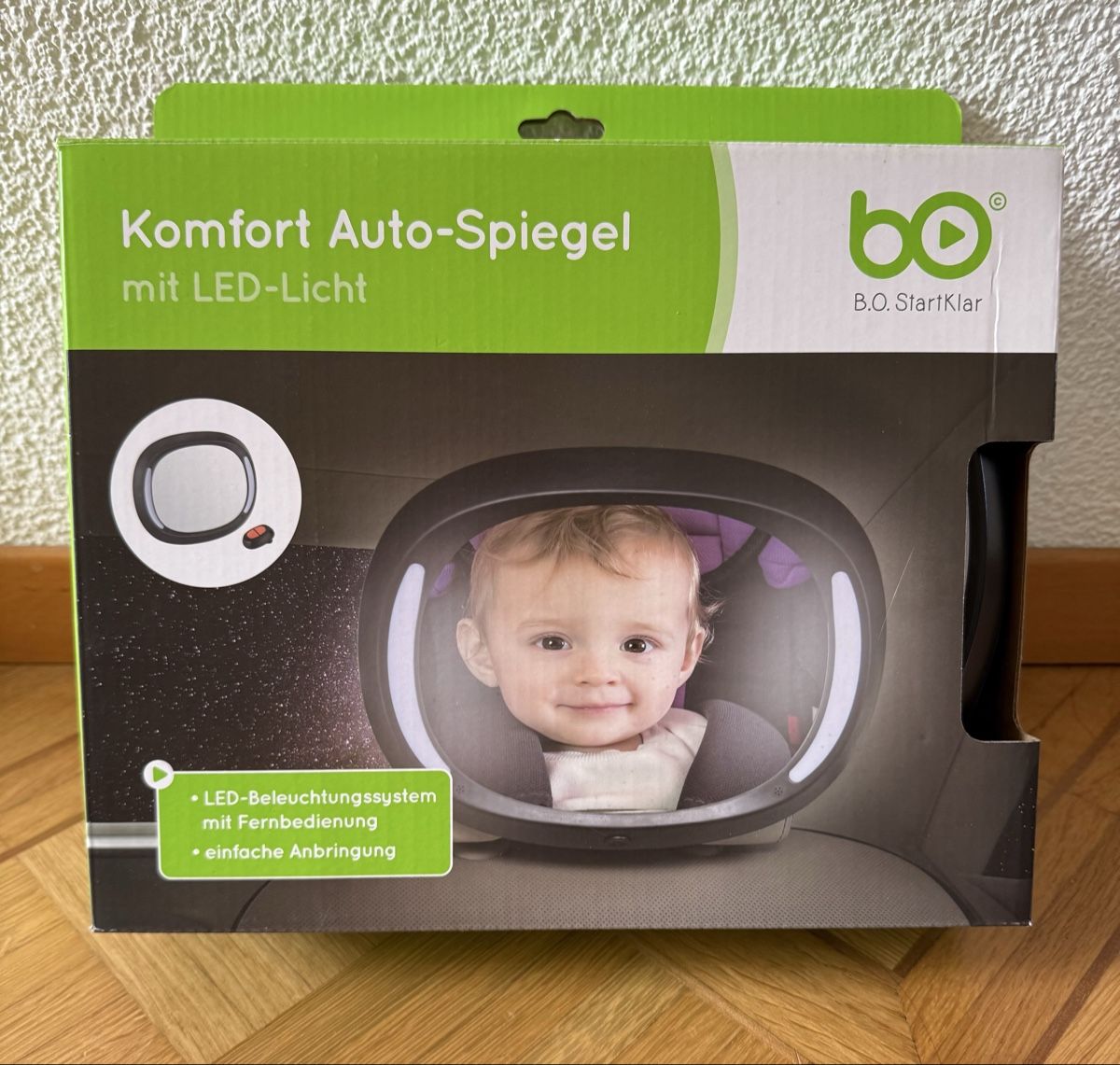 Spiegel: Auto Spiegel mit LED Licht B.O. StartKlar – Gebraucht aus Buochs von isa_z75g
