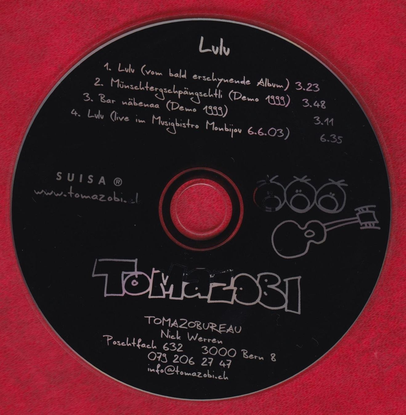 CDs: Tomazobi - Lulu (CD-Single) – Gebraucht aus Zürich von Pfluftl2000 2