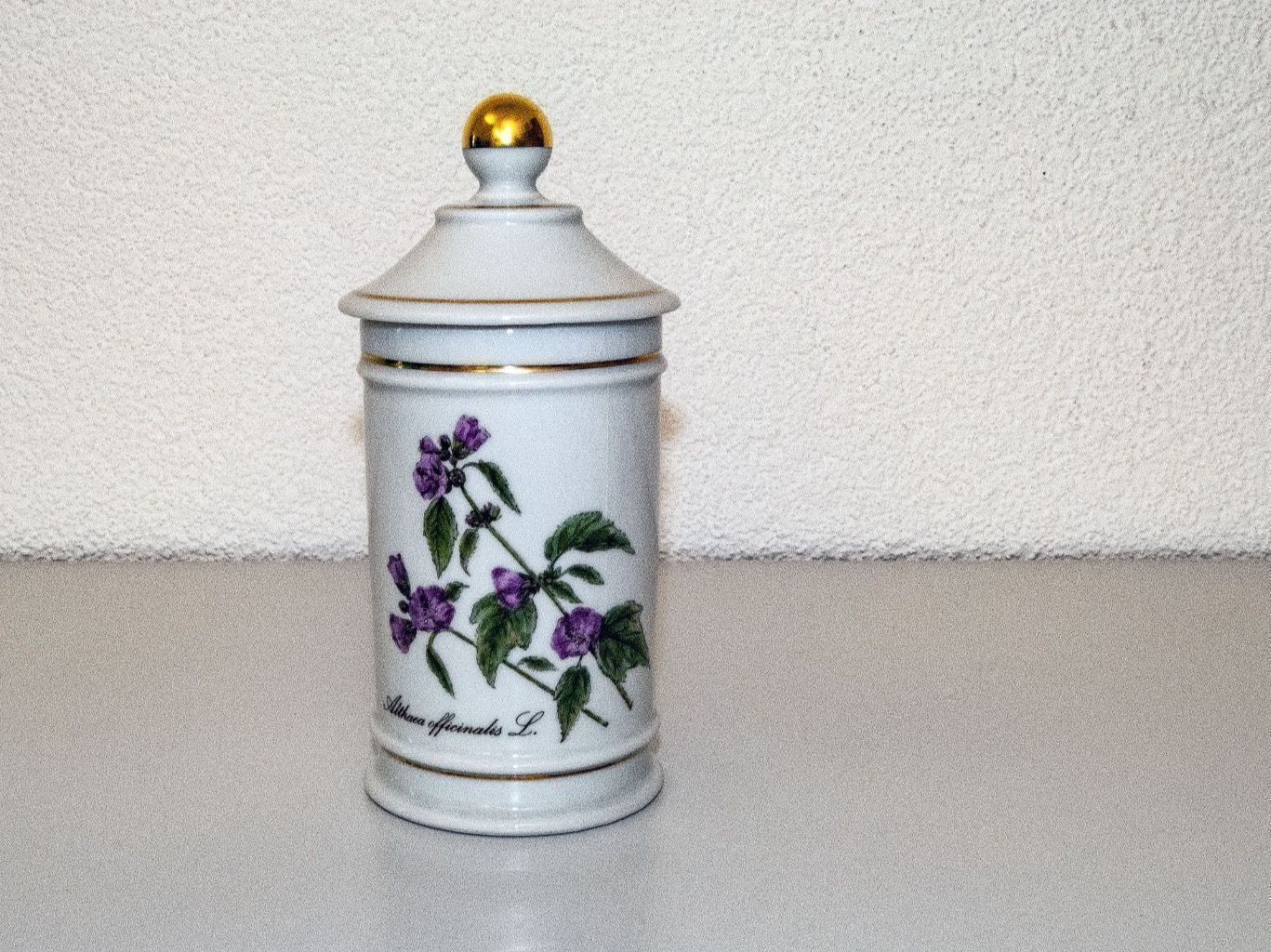 Zuccheriere: Dose Apothekerdose Langenthal handgemalt – Usato da Zollikofen venduto da pico27