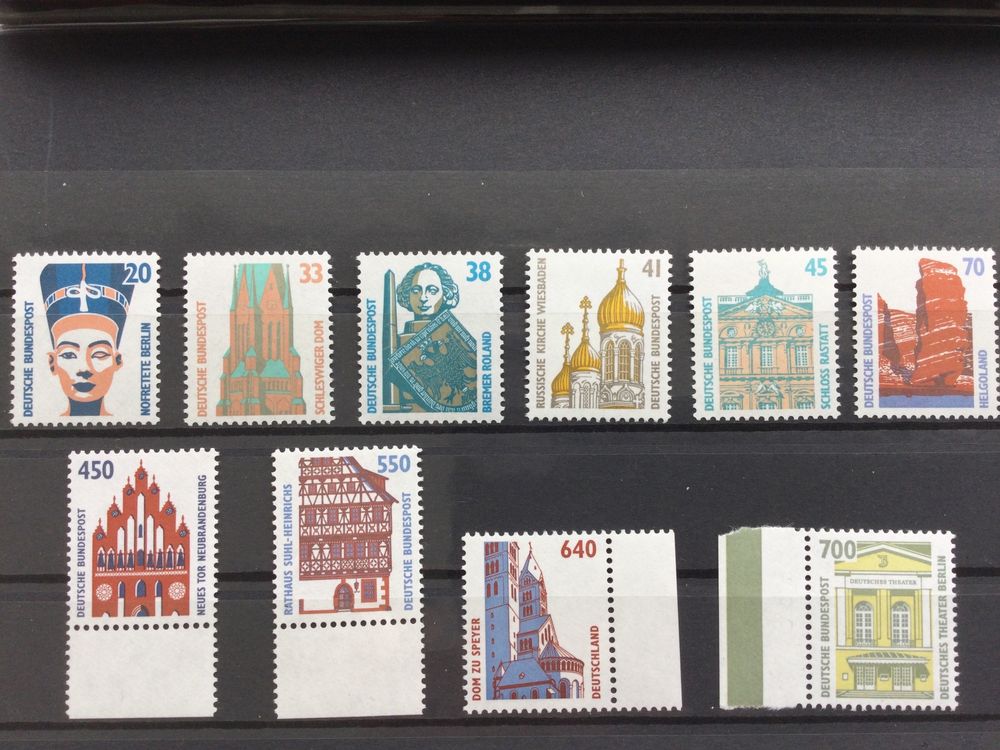 BRD Briefmarken-Satz „Große Bauwerke“ – Postfrisch, Sammlermarke, Ideal Für Philatelie-Enthusiasten