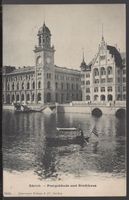 Zürich - Postgebäude und Stadthaus