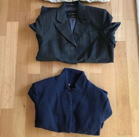 Frauen Jacken (2x) - Schwarz und blau