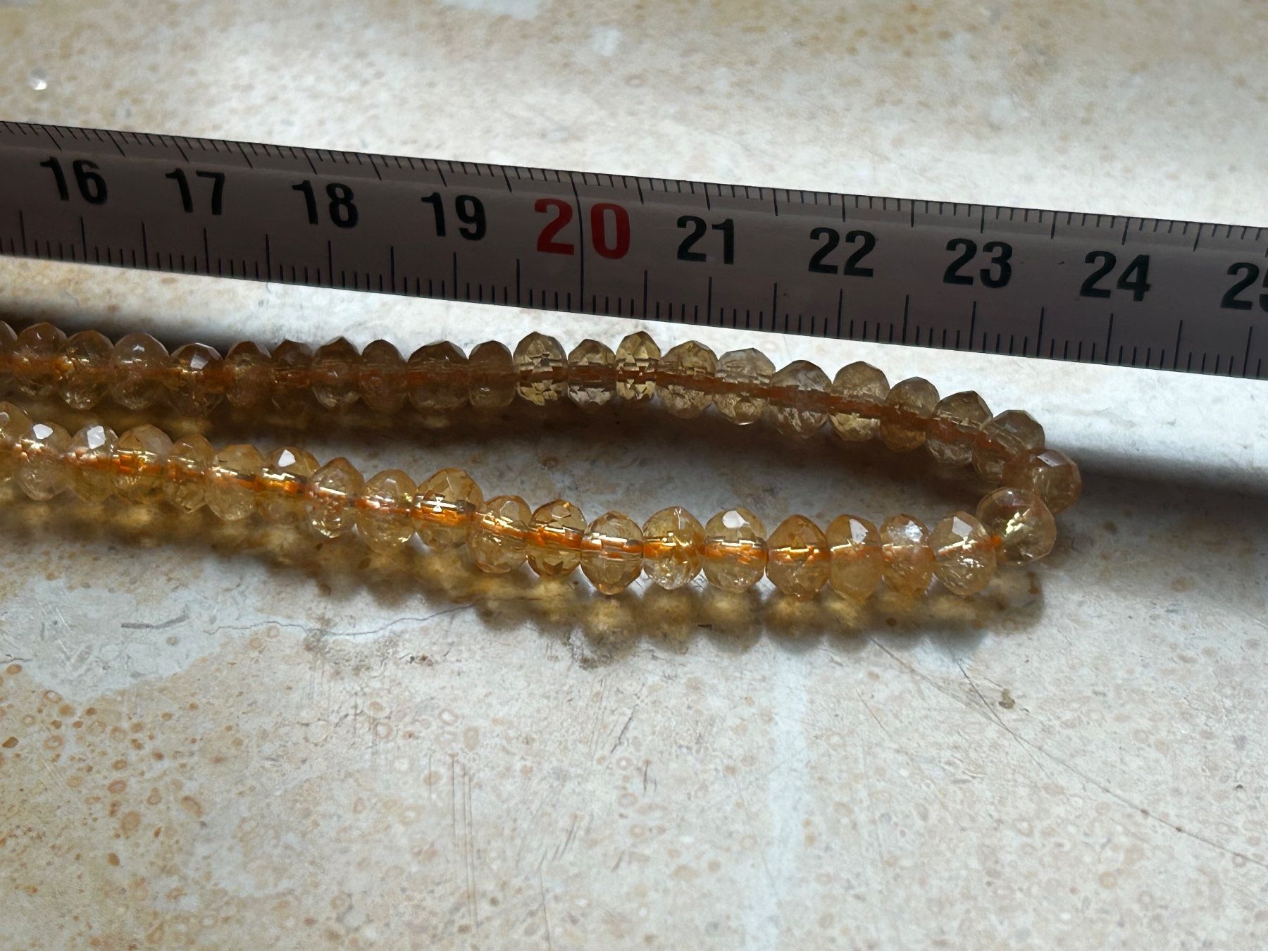 Catenine: Halskette TURMALIN orange Goldverschluss – Nuovo (secondo la descrizione) da Dittingen venduto da Bijoubelle 8