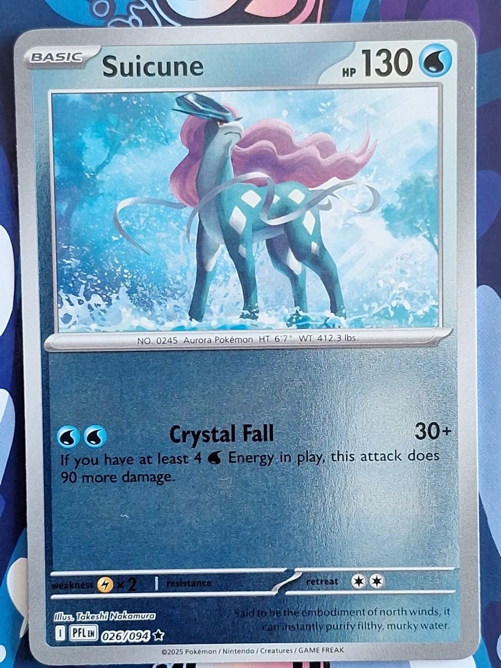 Pokémon Carte collezionabili: Suicune - Reverse Holo - Pokemon Phantasmal Flames #2.2 – Usato da Altstätten SG venduto da GGsGameshop