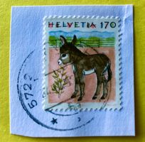 Nr.868 mit Stempelt Esel  