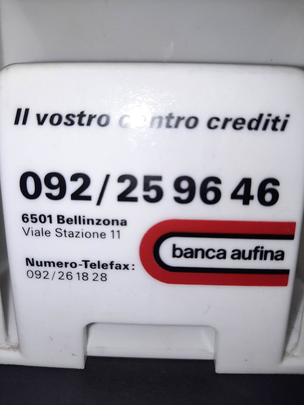 Alle Dekorationen: porta post-it ? banca aufina – Gebraucht aus Biasca von Old_6blh